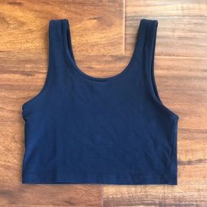 Dark blue Forever 21 crop top